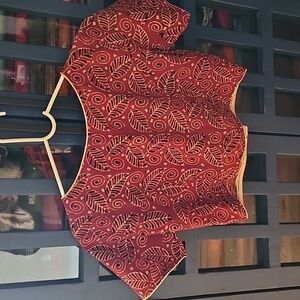 Crop top with Blockprint